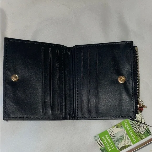 Badgley Mischka Black Quilted Wallet - Picture 4 of 7